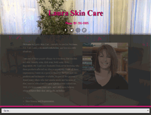 Tablet Screenshot of lauraskincare.com